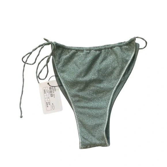 Oséree Lumière Aqua String Bikini Swim Bottoms - Picture 3 of 5